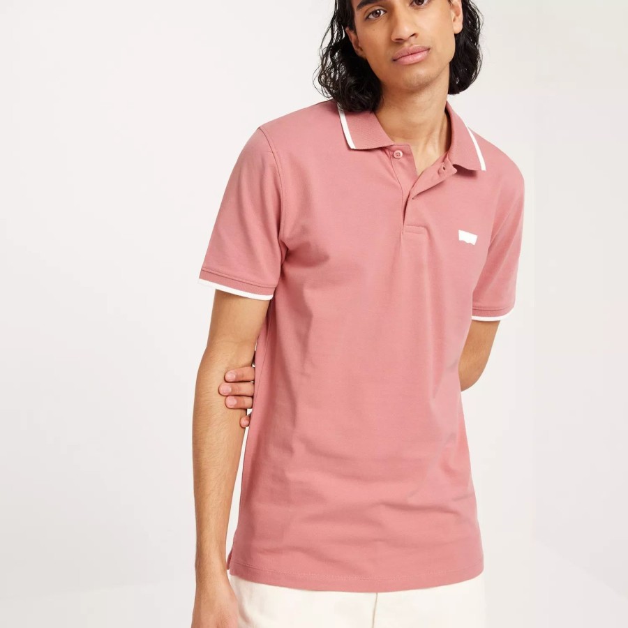 Toj Levi's | Slim Housemark Polo Red