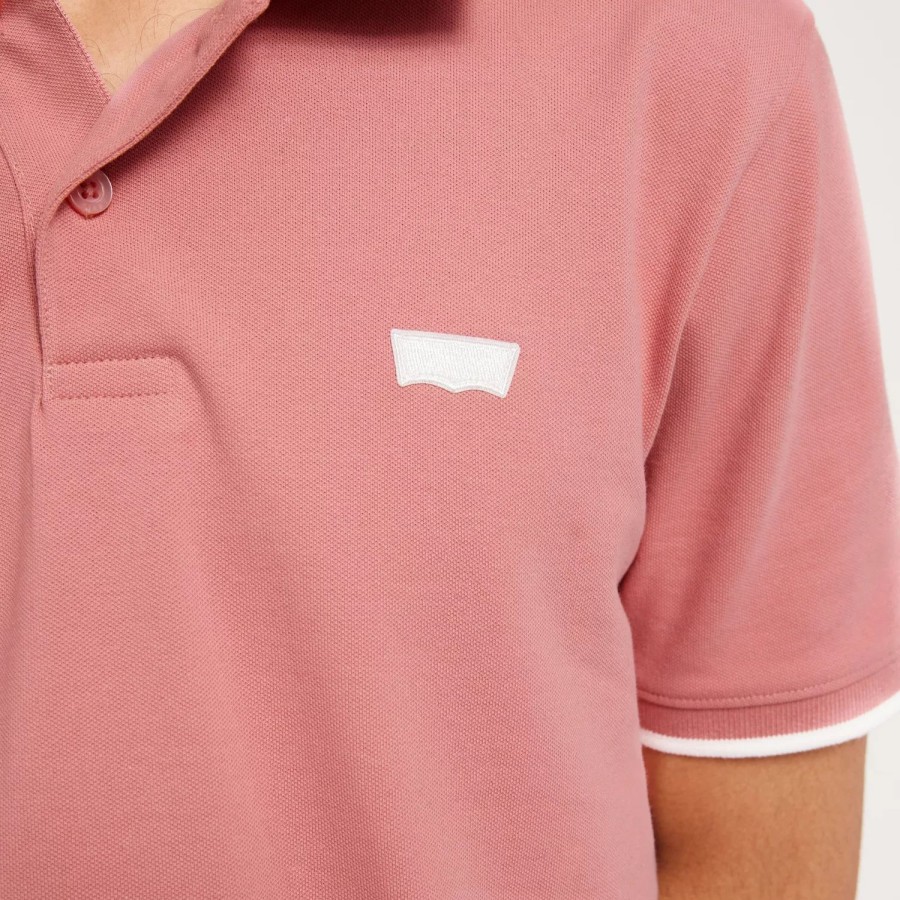 Toj Levi's | Slim Housemark Polo Red