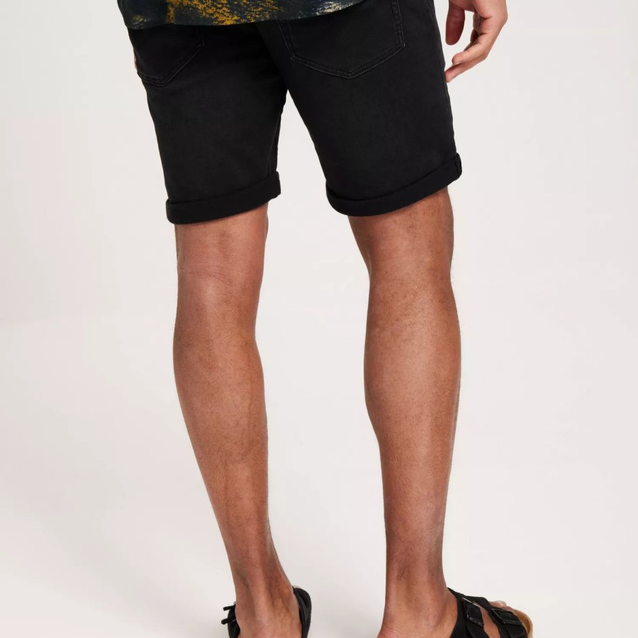 Toj Jack & Jones | Jjirick Jjicon Shorts Ge 710 I.K Black Denim