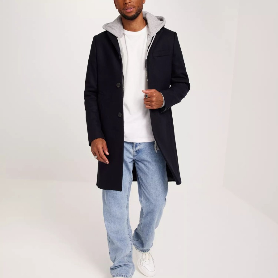 Toj J Lindeberg | Holger Melton Coat Navy